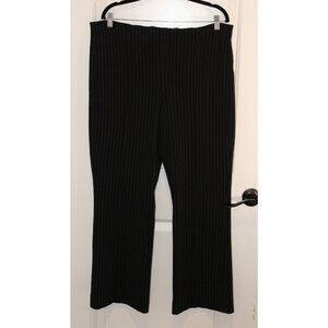 Anthropologie Margot Kick-Flare Cropped Pants by Maeve XL Tall Striped Edition